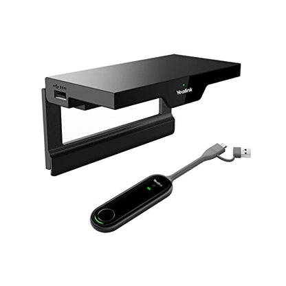 Yealink RoomCast Wireless HDMI Transmitter and Receiver 4K, Up to 4 Screens Casting Wireless Presentation System, Equipped with WPP30 Plug & Play, Collaboration with Yealink A20 A30, no App Needed