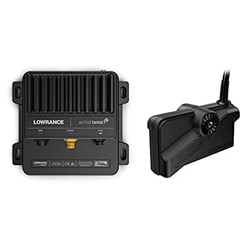 Lowrance Sistema de sonar activo ActiveTarget con soportes de motor de arrastre