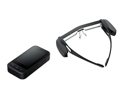 Epson Moverio BT-40S - Gafas inteligentes con binocular, 1080p, pantallas transparentes y controlador táctil inteligente
