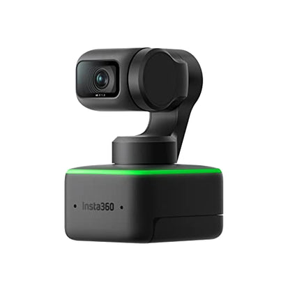 insta360 Link - Cámara web PTZ 4K con sensor de 1/2", seguimiento de IA, control de gestos, HDR, micrófonos con cancelación de ruido, modos especializados, cámara web para laptop, cámara de video para videollamadas, transmisión en vivo