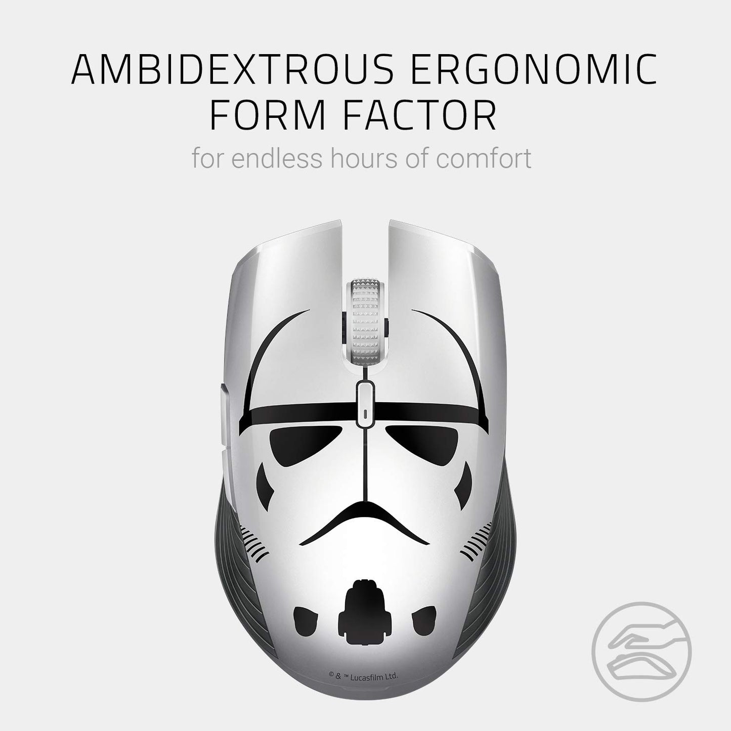Razer Atheris Stormtrooper™ Wireless Gaming Mouse - 7,200 DPI Optical Sensor