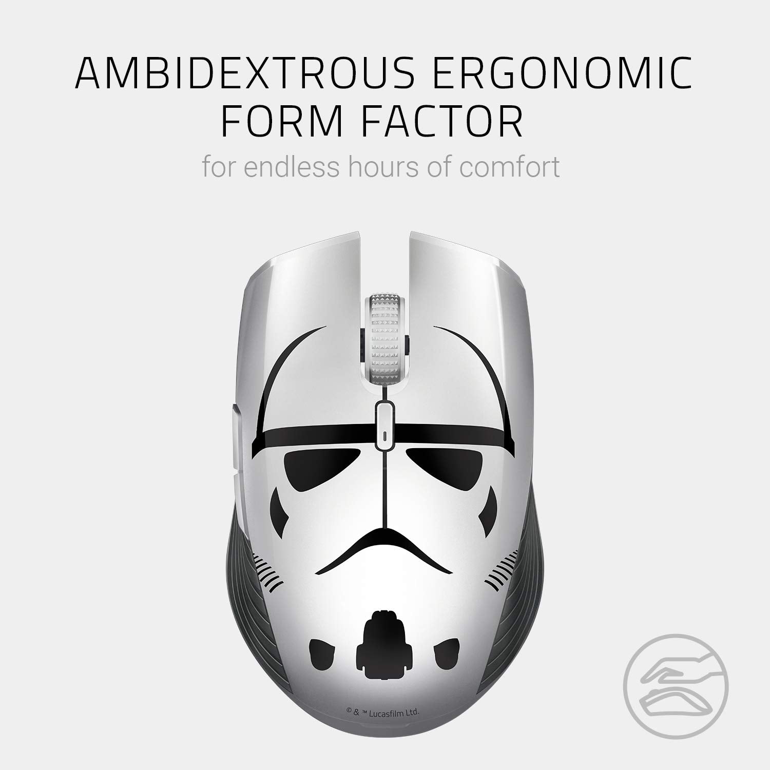 Razer Atheris Stormtrooper™ Wireless Gaming Mouse - 7,200 DPI Optical Sensor