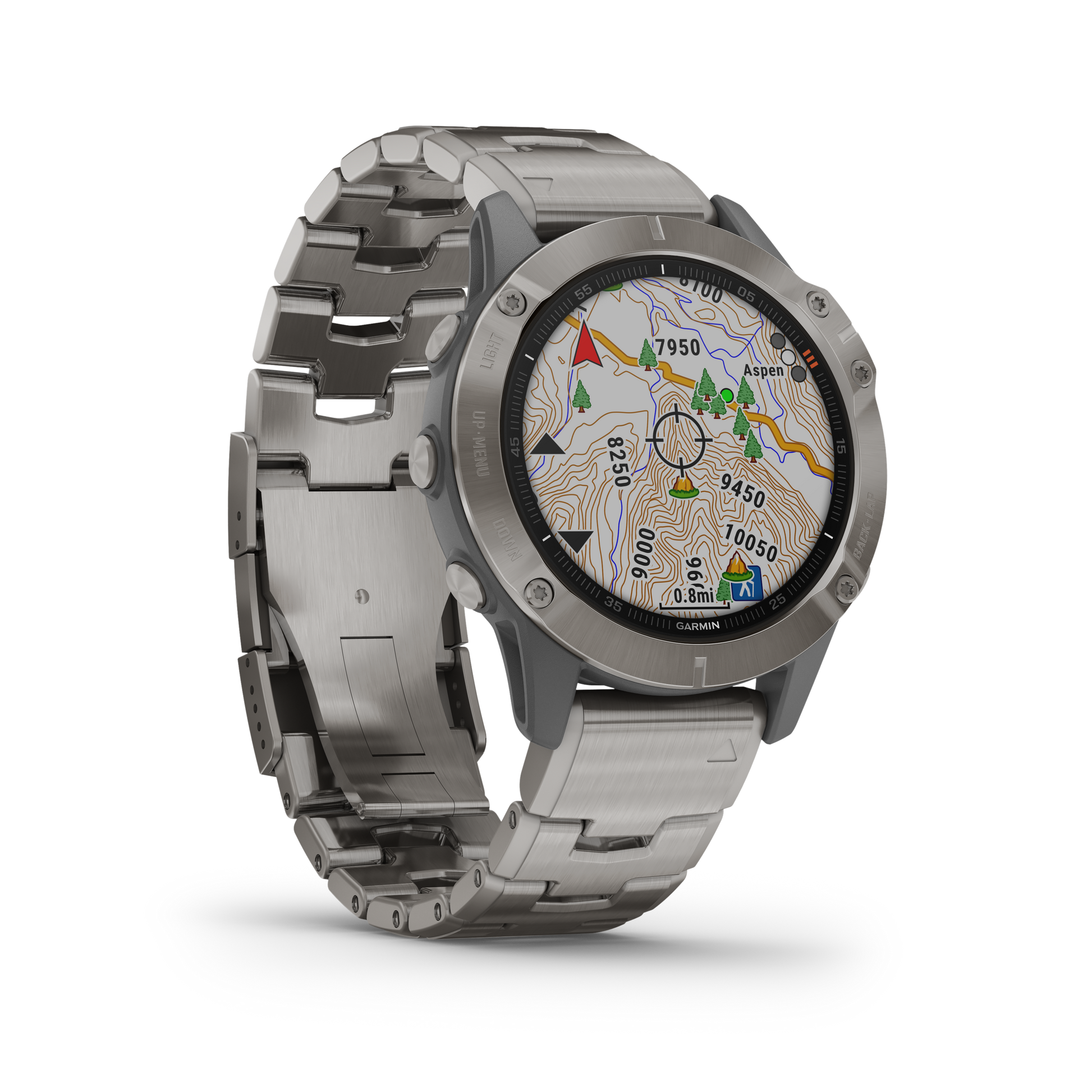 Garmin f nix 6 Zafiro Titanio con brazalete de titanio