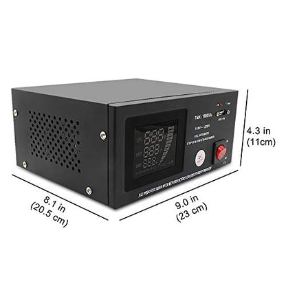Yinleader 1500W Transformador automático (220V a 110V, 110V a 220V) Convertidor Elevador-Reductor 110/120v - 220/240v TMK-1600