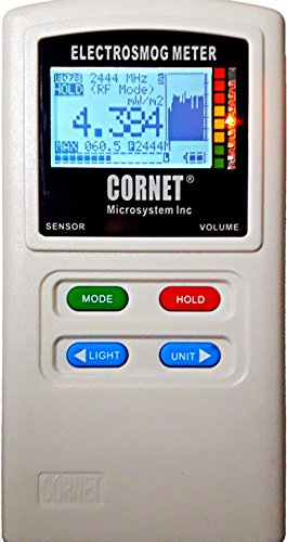 EMRSS Cornet ED88TPlus 2 Medidor de tres modos EMF/RF detector acústico y de baja frecuencia y medidor de campo eléctrico