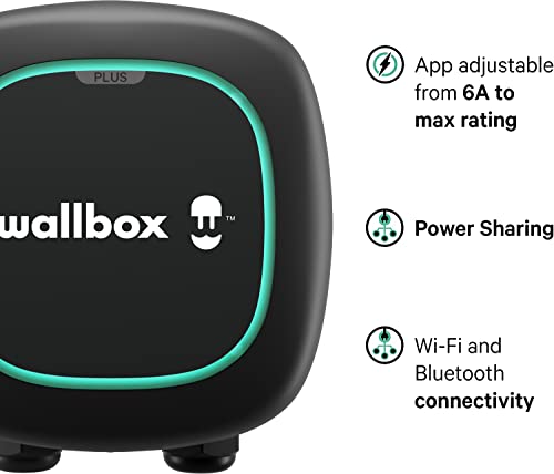 Pulsar Plus Level 2 Cargador inteligente para vehículo eléctrico – 40 Amp NEMA ultra compacto, WiFi, Bluetooth, Alexa y Google Home