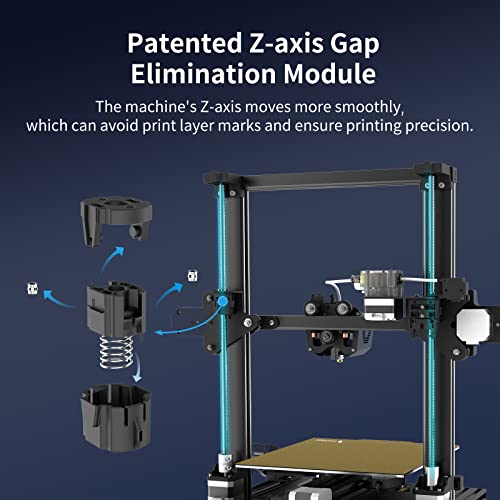 ANYCUBIC Vyper Impresora 3D, actualización de nivelación automática, impresora FDM rápida, diseño de estructura integrada con TMC2209 32 bits de placa base silenciosa, plataforma magnética extraíble, tamaño de impresión de 9.6 x 9.6 x 10.2 pulgadas