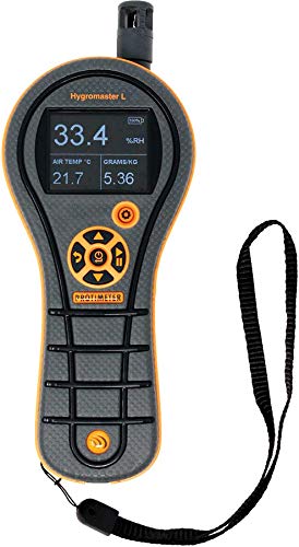Protimeter BLD7751L Hygromaster L - Termómetro higrómetro de respuesta rápida con sensor de humedad QuikStick corto, 0-100% RH