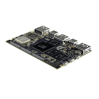 khadas Mini ARM PC, Edge2 RK3588S Computadora de placa única con CPU de 8 núcleos de 64 bits, ARM Mali-G610 MP4 GPU, 6 tops AI NPU, Wi-Fi 6, Bluetooth 5.0, visualización y decodificador HD 8K, interfaz de usuario 4K y 4 pantallas independientes