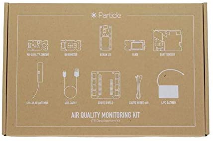 PARTICLE Boron LTE CAT-M1 (NorAm) Kit de monitor de calidad del aire