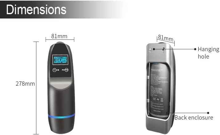 MCEVKELN Estación de carga portátil EV de nivel 2 compatible con autos eléctricos SAE J1772, 240 V, 40 amperios, NEMA 14-50