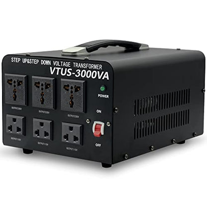Convertidor de transformador de voltaje de 3000W convertidor de 110-120 V a 220-240 V y de 220-240 V a 110-120 V