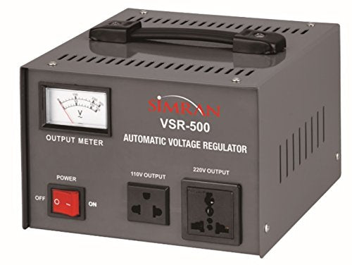 Simran 2000 Watt Step Up/Down Voltage Transformer Converter Box with Built-in Voltage Regulator for 110V-240V