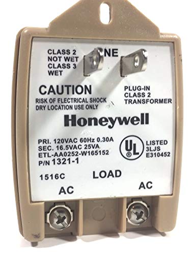 Transformador Honeywell Intrusion 1321-1 16.5VAC 25VA