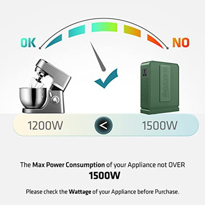 BESTRANS Convertidor de voltaje de 1500 W de 110 V a 220 V, convertidor de transformador de potencia con 2 salidas para uso de electrodomésticos de Asia Europa de 220 V en EE. UU