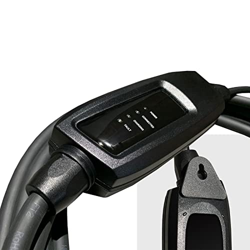 Schumacher SC1455 - Cargador portátil EV de Nivel 1 y Nivel 2, hasta 16 A, Funciona con Tomas de Corriente de 120 V o 240 V