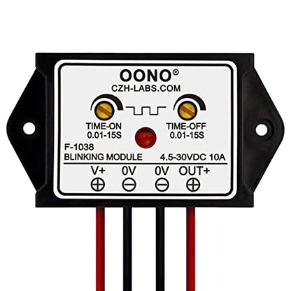 DC 4.5-30V 10Amp Módulo intermitente parpadeante