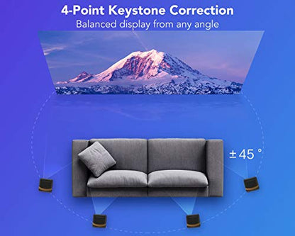 WeMax Dice, Proyector portátil inteligente 1080P, 700 lúmenes ANSI, Proyector portátil con corrección Keystone, Banco de energía de batería