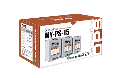 Convertidor monofásico a trifásico, modelo MY-PS-15, adecuado para motor trifásico de 10Hp (7.5Kw) 30Amps 200-240V, un DPS debe usarse para un motor, entrada/salida 200V-240V, tipo digital