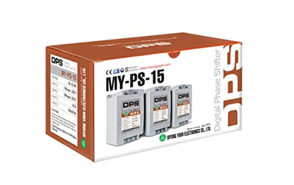 Convertidor monofásico a trifásico, modelo MY-PS-15, adecuado para motor trifásico de 10Hp (7.5Kw) 30Amps 200-240V, un DPS debe usarse para un motor, entrada/salida 200V-240V, tipo digital