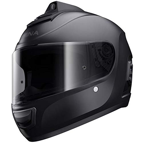 Sena Momentum INC Pro Bluetooth w/Integrated QHD Camera Helmet - Matte Black - XL