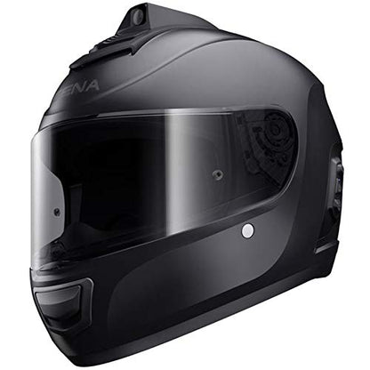 Sena Momentum INC Pro Bluetooth w/Integrated QHD Camera Helmet - Matte Black - XL