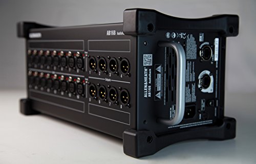 Allen & Heath AB168 Estante de audio remoto/caja de escenario portátil para la serie GLD y Qu, entrada 16 XLR, salida 8 XLR (AH-AB-168)