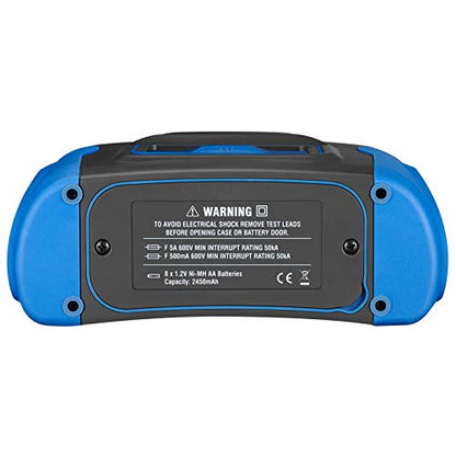 CEM Probador de instalación multifunción DT-6650 con pantalla LCD a color TFT de 3.5" resistencia de aislamiento, resistencia a la tierra impedancia de bucle