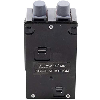 UBIP2020 Nuevo reemplazo pushmático. Disyuntor de un solo polo en tándem de 20 amperios fabricado por Connecticut Electric.