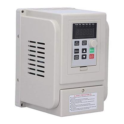 Liccx Unidad de frecuencia variable, 110 V CA 50/60 Hz 1500 W VFD, convertidor de frecuencia inversor VFD (entrada monofásica, salida 3 fases)
