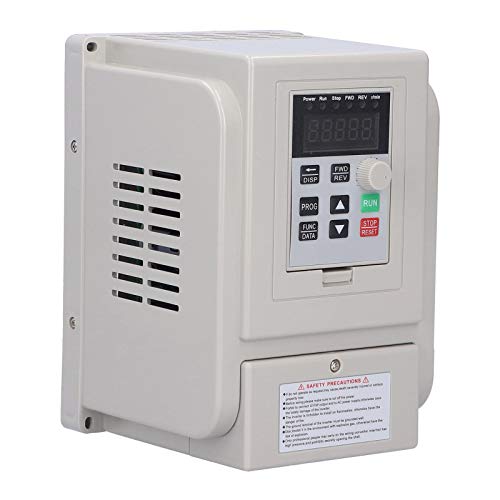 Liccx Unidad de frecuencia variable, 110 V CA 50/60 Hz 1500 W VFD, convertidor de frecuencia inversor VFD (entrada monofásica, salida 3 fases)