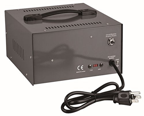 Simran 2000 Watt Step Up/Down Voltage Transformer Converter Box with Built-in Voltage Regulator for 110V-240V