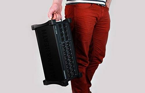 Allen & Heath AB168 Estante de audio remoto/caja de escenario portátil para la serie GLD y Qu, entrada 16 XLR, salida 8 XLR (AH-AB-168)