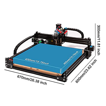 FoxAlien Masuter CNC Router Machine + Kit de actualización de husillo de 300 W