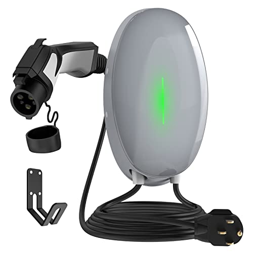 WISSENERGY - Cargador eléctrico de 40 A EV nivel 2 para coche, 220 V-240 V, 8,8 KW WSDD054 para interiores y exteriores NEMA 14-50 EV conector J1772 (40 A, NEMA 14-50)