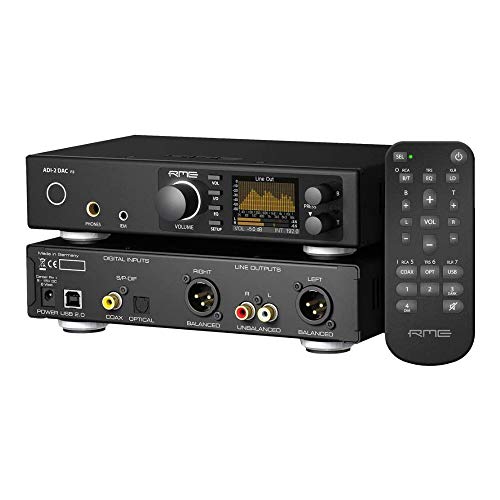 RME ADI2DACFS Ultra-fidelity PCM/DSD 768 kHz convertidor DA de 2 canales