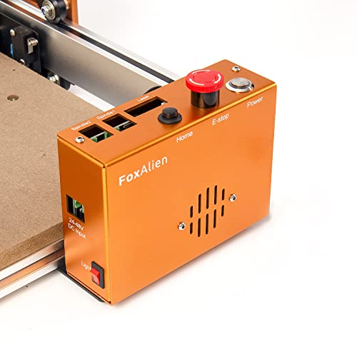 FoxAlien Masuter Pro 4040 - Máquina de enrutador CNC + controlador sin conexión con pantalla táctil