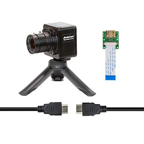 Arducam IMX477 - Cámara compatible con Nvidia Jetson Nano/Xavier NX, módulo de cámara HQ de 12,3 MP con lente de montaje en CS