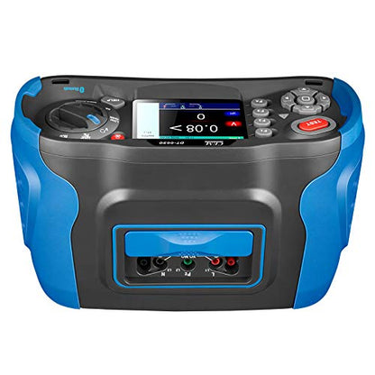CEM Probador de instalación multifunción DT-6650 con pantalla LCD a color TFT de 3.5" resistencia de aislamiento, resistencia a la tierra impedancia de bucle