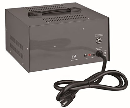 Simran 2000 Watt Step Up/Down Voltage Transformer Converter Box with Built-in Voltage Regulator for 110V-240V