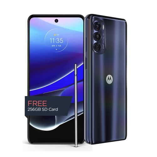 Motorola Moto G Stylus 5G | 2022 | Desbloqueado | 8/256 GB | Cámara de 50 MP | Azul Acero PATJ0004US