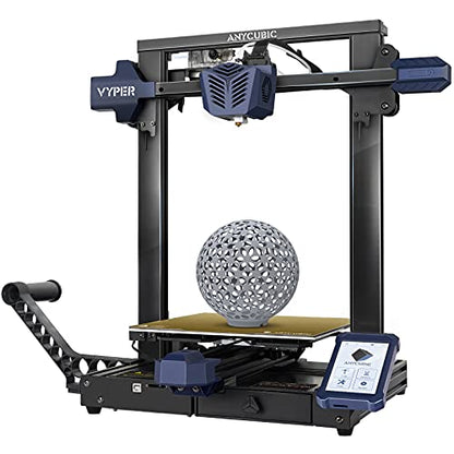 ANYCUBIC Vyper Impresora 3D, actualización de nivelación automática, impresora FDM rápida, diseño de estructura integrada con TMC2209 32 bits de placa base silenciosa, plataforma magnética extraíble, tamaño de impresión de 9.6 x 9.6 x 10.2 pulgadas