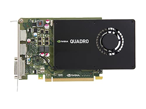 Nvidia Quadro K2200 - Tarjeta de video (4 GB, 128 bits, PCI Express, 2.0 x 16, altura completa, reacondicionada certificada)