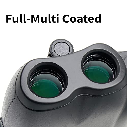 Kenko Binocular de estabilización de imagen VC Smart Compact Black 8 x 21, revestimiento completamente múltiple, revestimiento repelente al agua y aceite, para conciertos, al aire libre, observación de aves y observación de estrellas 351916