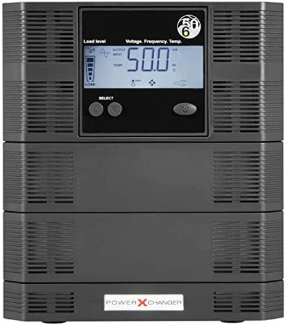 POWER X CHANGER Fuente de alimentación de CA de 220 voltios/60hz a 50Hz - Convertidores de frecuencia y voltaje de 1000 VA/900 W - ‎22050UX-1K