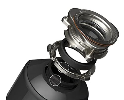 InSinkErator- Triturador de basura 79024-ISE , alimentación continua, Badger, 1 CV, negro