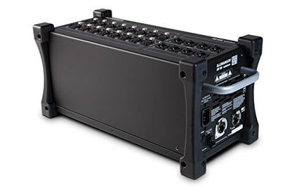 Allen & Heath AB168 Estante de audio remoto/caja de escenario portátil para la serie GLD y Qu, entrada 16 XLR, salida 8 XLR (AH-AB-168)