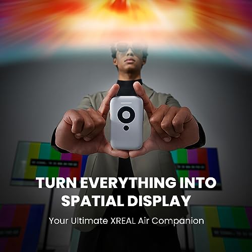 XREAL Beam, Formerly Nreal, Turns Video Content into Amazing Spatial Display Air, Wired Connection to Smartphones/Gaming Consoles and PCs.