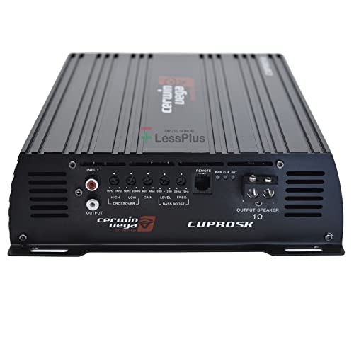 CERWIN Vega CVPRO5K 5000W MAX FullRange Clase D Monoblock Pro Amplificador con Perilla de Control de Graves