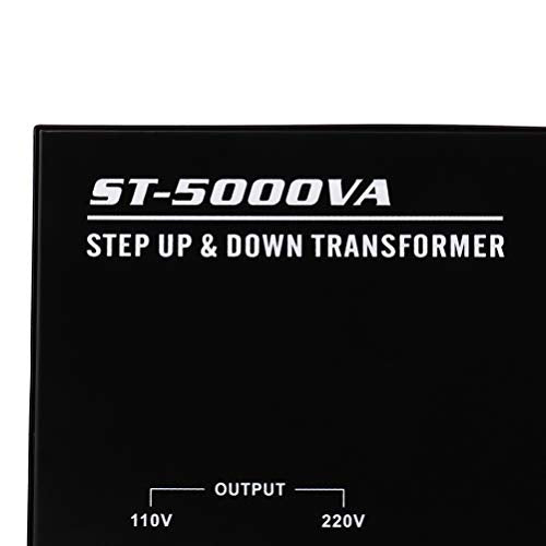 Convertidor de voltaje de 110V a 220V de subir/bajar 5000W de potencia de interruptor de encendido/apagado
